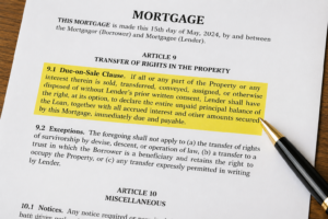 due-on-sale clause mortgage LLC transfer complication