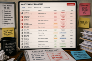 overdue maintenance requests as a sign of landlord burnout