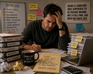landlord overwhelm and burnout signs