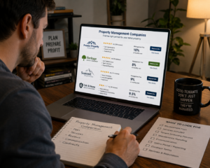 researching property management companies