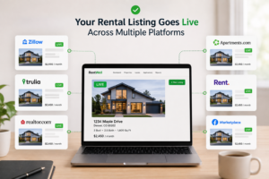 rental listing syndicated across platforms for leasing timeline