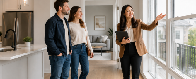 rental showing tour during leasing timeline
