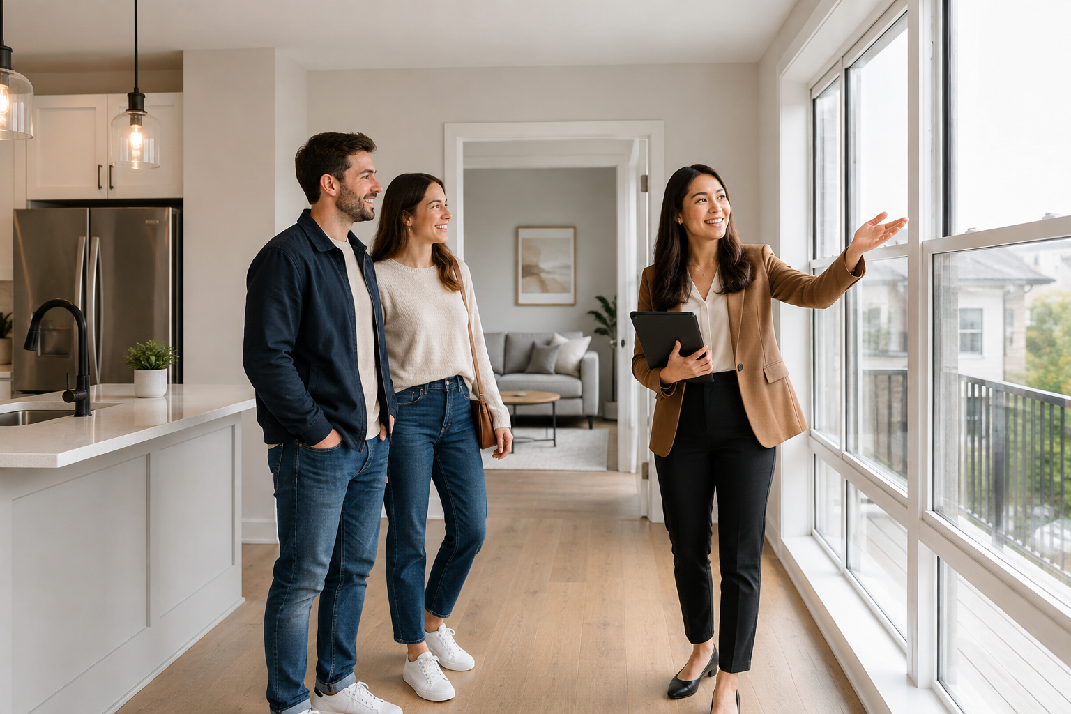 rental showing tour during leasing timeline