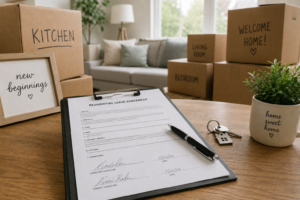 lease signing and move-in coordination