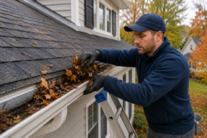 seasonal gutter cleaning rental property maintenance
