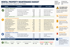 hidden maintenance costs rental property budget
