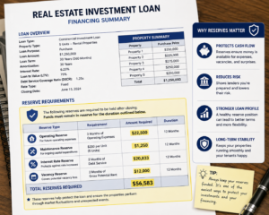 financing reserve requirements for multiple rental properties