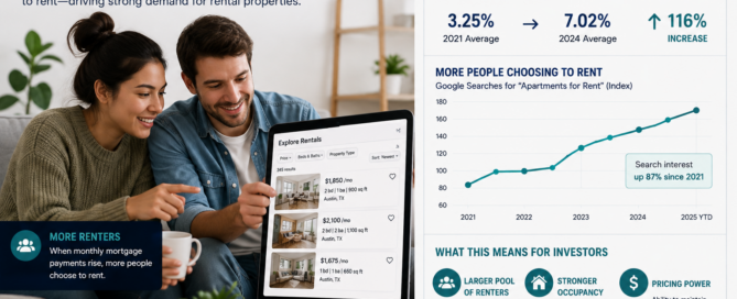 rental demand increase from higher mortgage rates