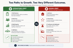 operations-first vs doors-first rental portfolio growth strategy