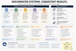 documented operations workflow for rental property portfolio