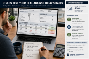 stress testing rental property deal against current interest rates