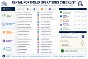 rental portfolio operations checklist for scaling