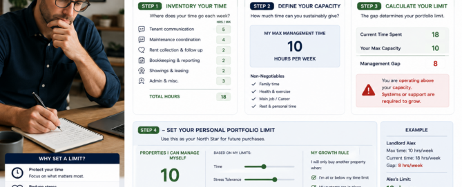 defining personal capacity limit for self-managed rental properties