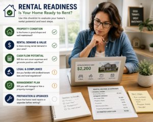 evaluating home for rental readiness checklist
