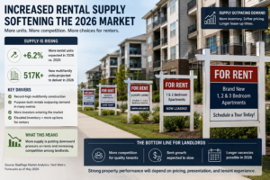 increased rental supply softening 2026 market